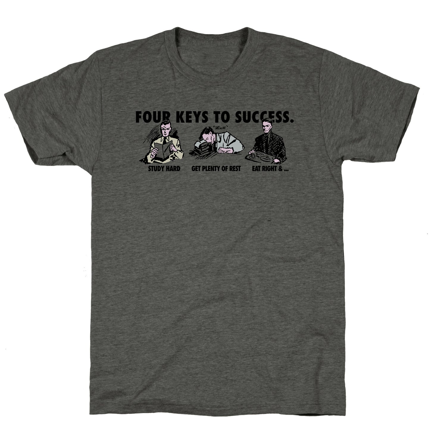 Four Keys to Success Unisex Triblend Tee