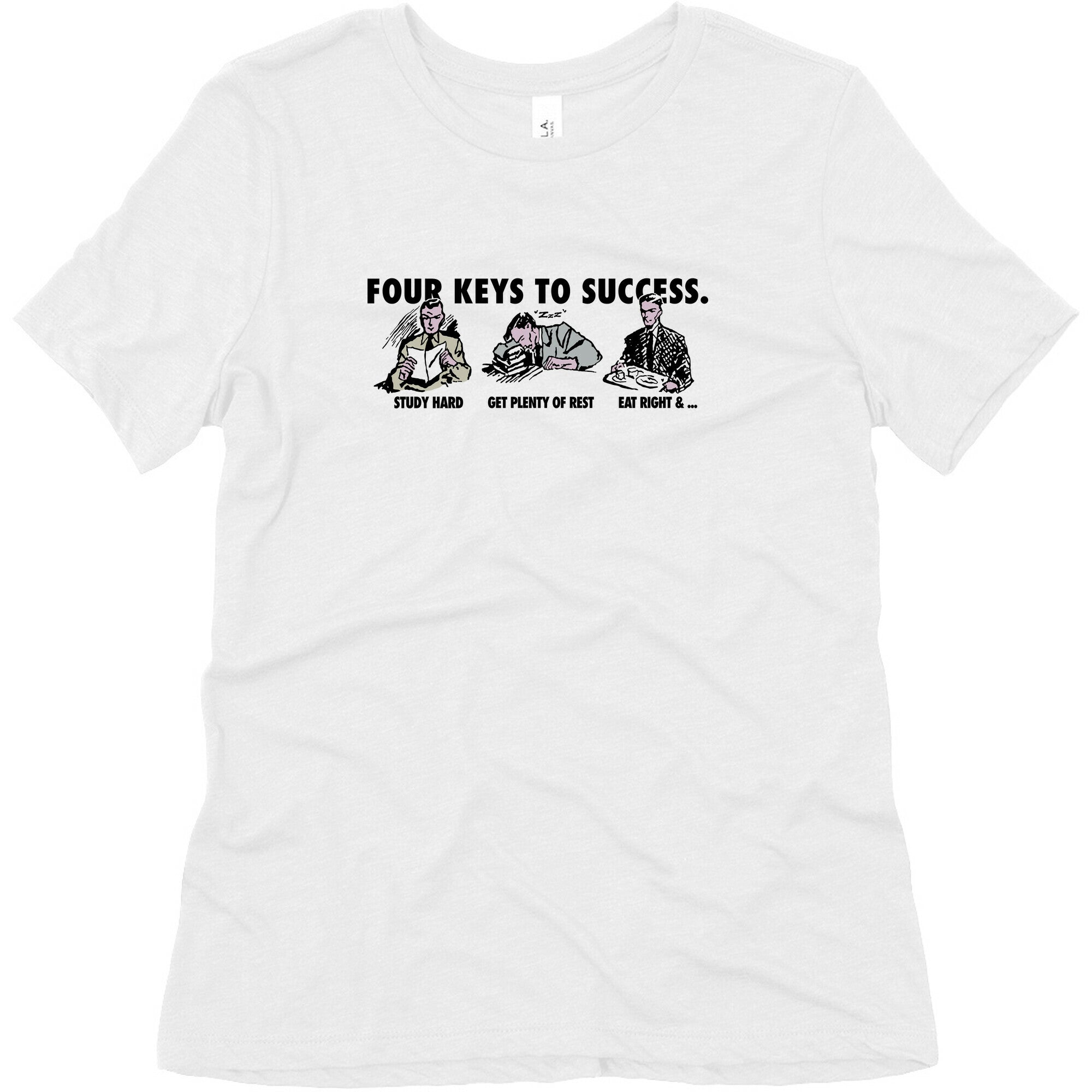 Four Keys to Success Womens Triblend Tee