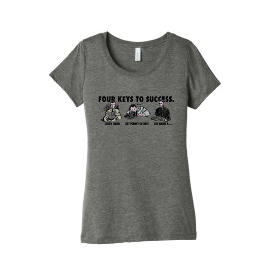 Four Keys to Success Womens Triblend Tee