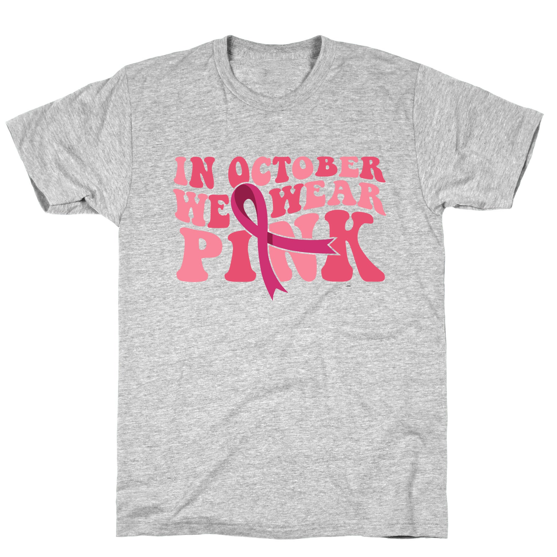 Pink Ribbon Breast Cancer Awareness T-Shirt