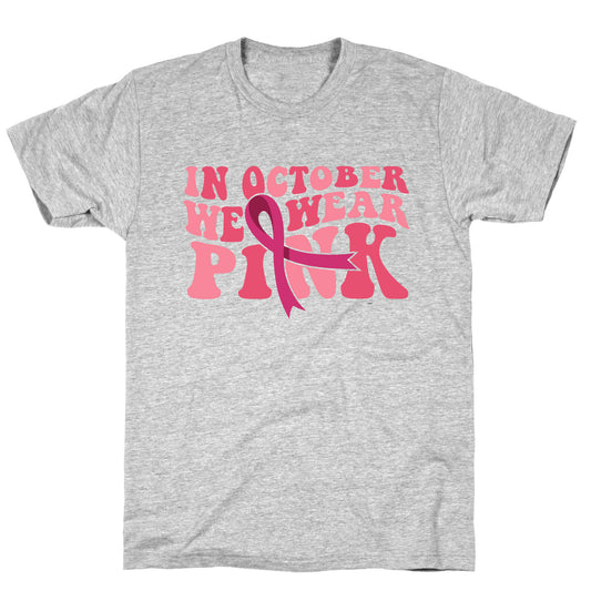 Pink Ribbon Breast Cancer Awareness T-Shirt