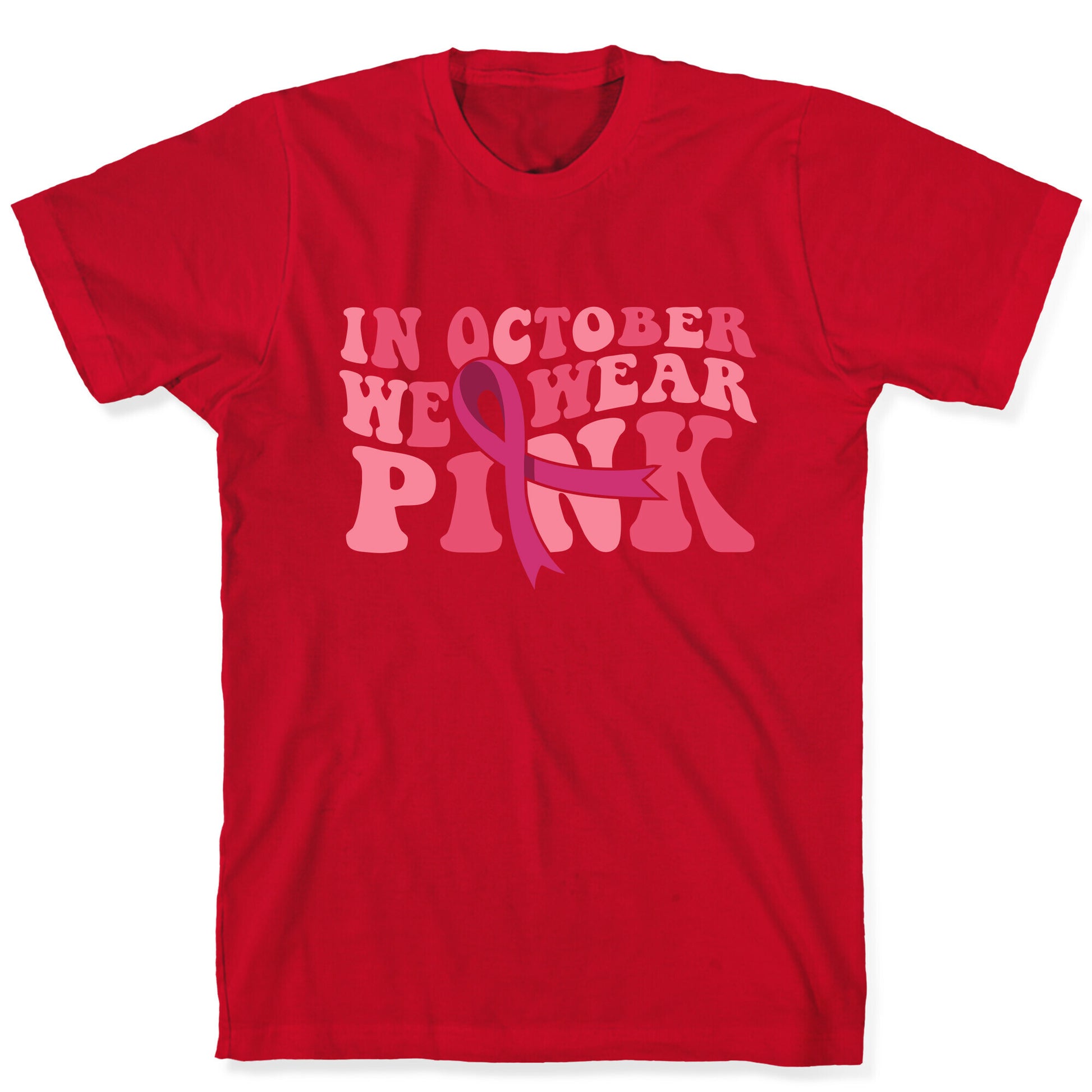 Pink Ribbon Breast Cancer Awareness T-Shirt