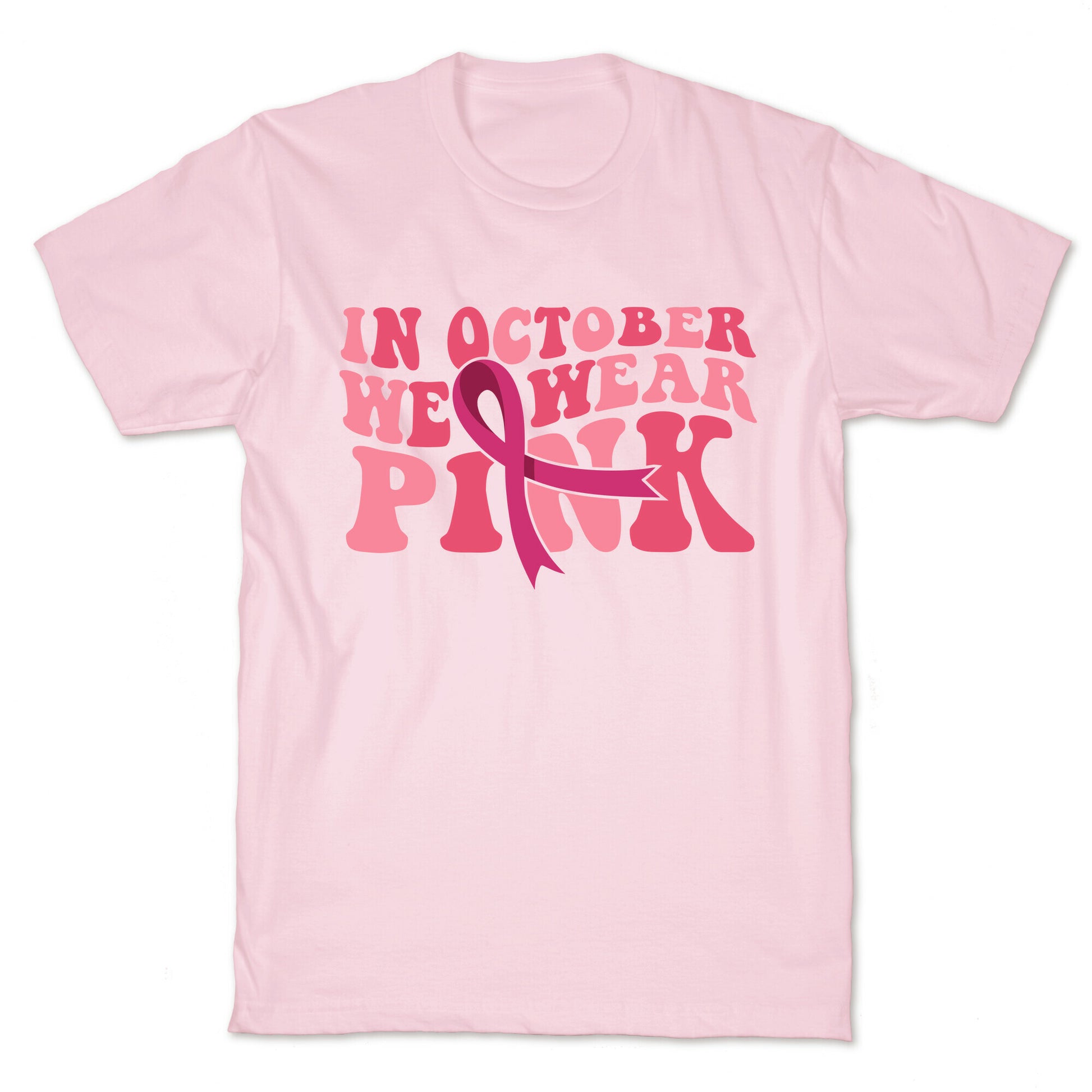 Pink Ribbon Breast Cancer Awareness T-Shirt
