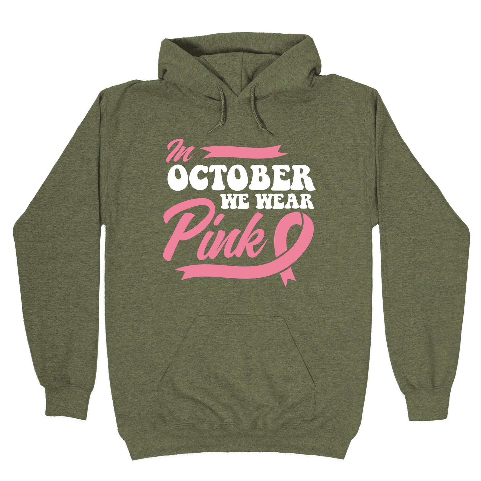 October Pink Breast Cancer Awareness Hoodie