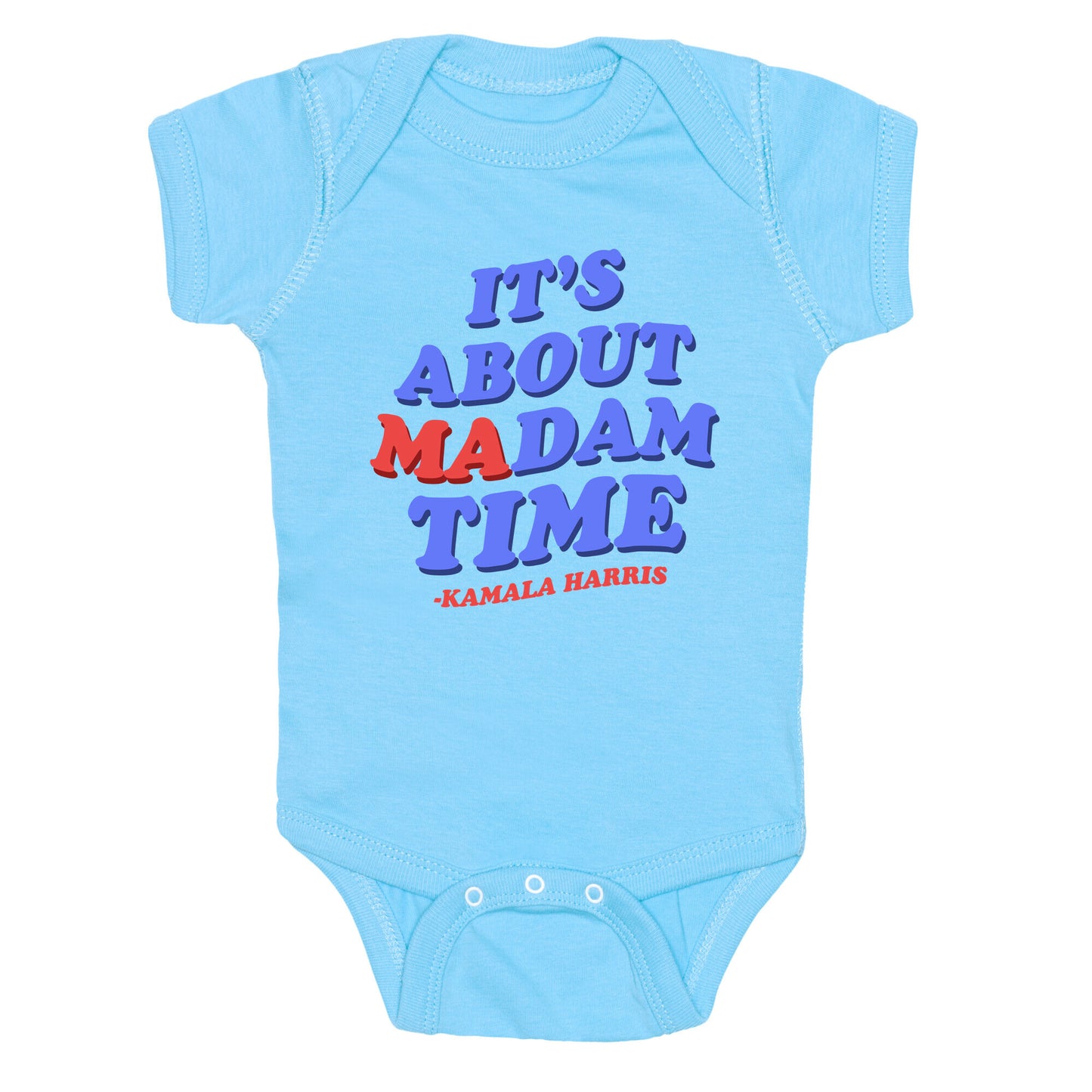 Its About Madam Time Harris Baby One-Piece