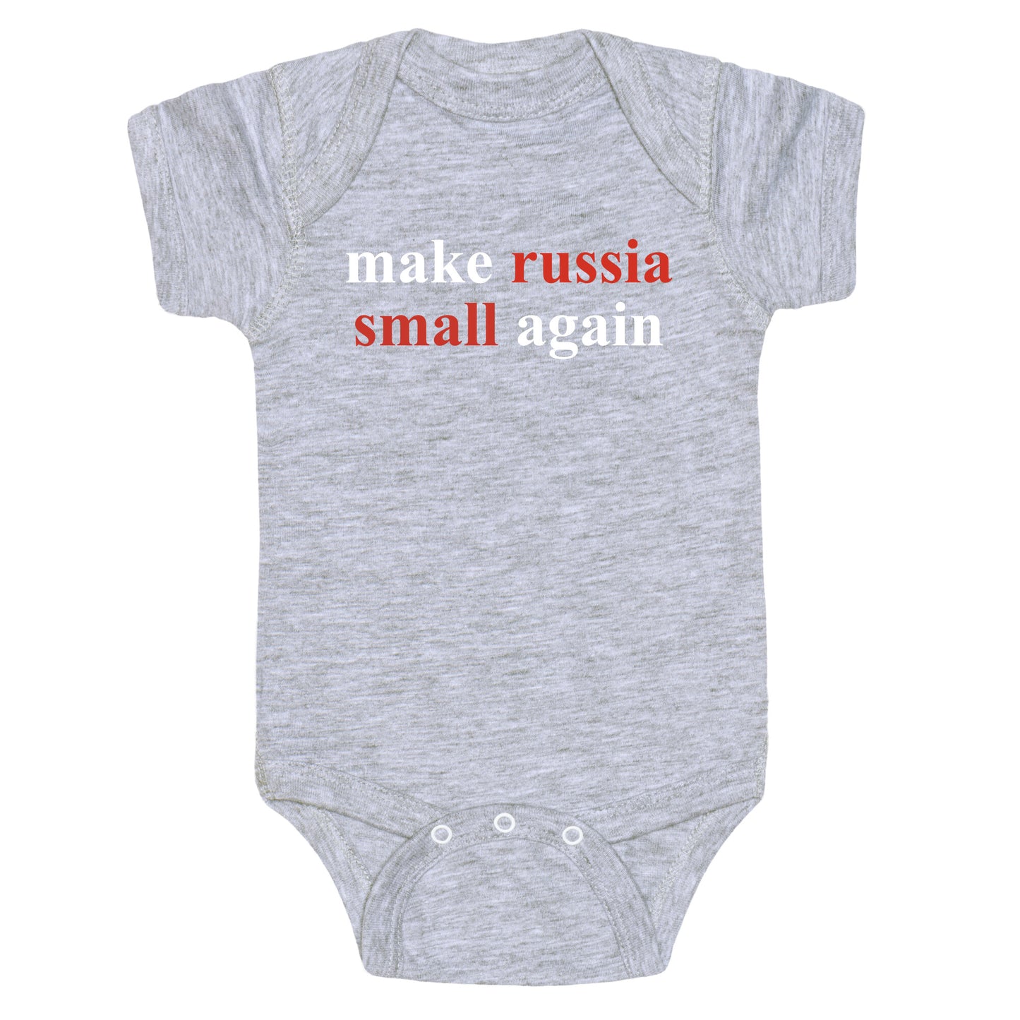 Make Russia Small Again Baby One-Piece