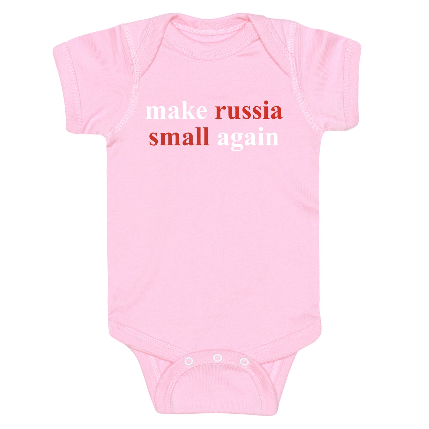 Make Russia Small Again Baby One-Piece