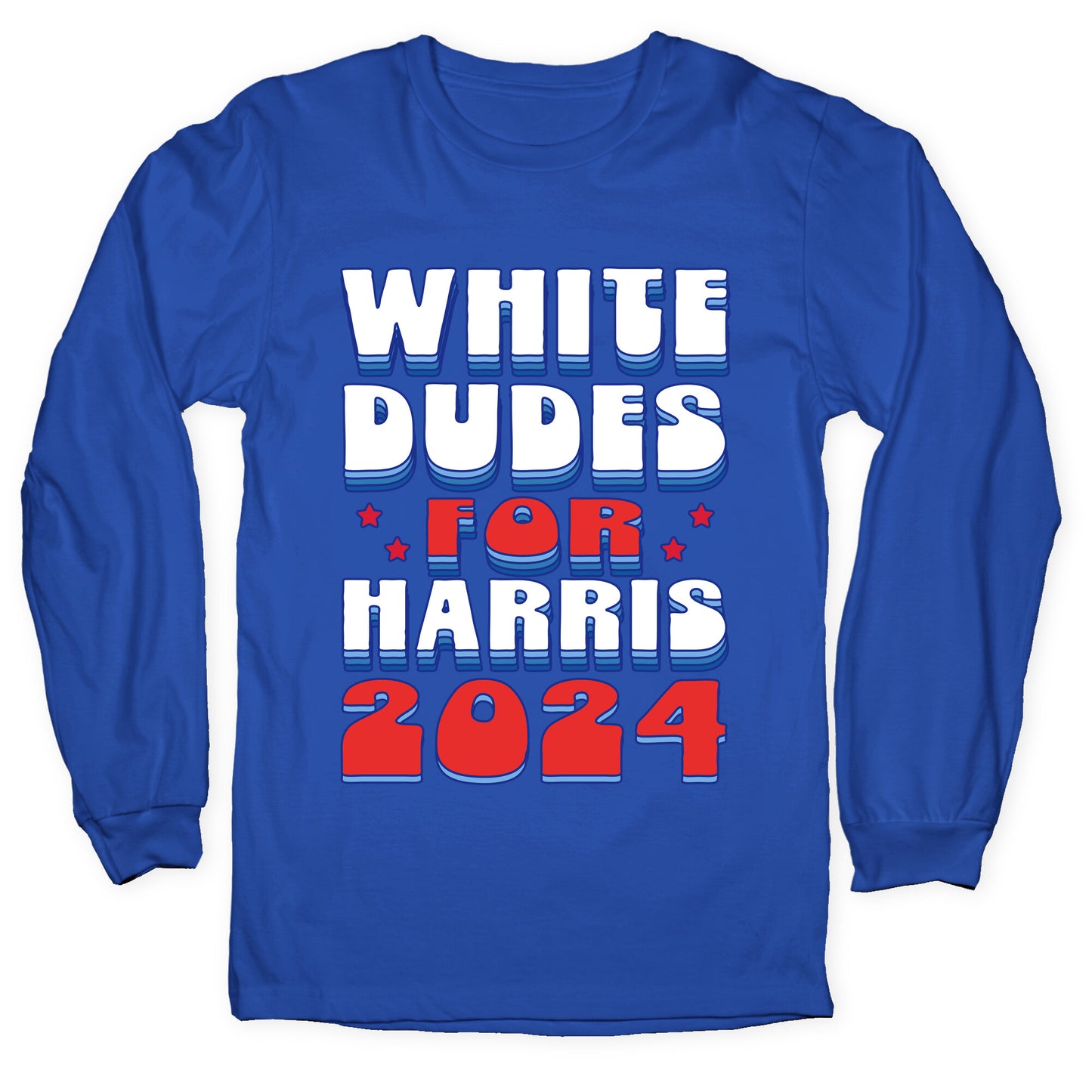 White Dudes for Harris Longsleeve Tee