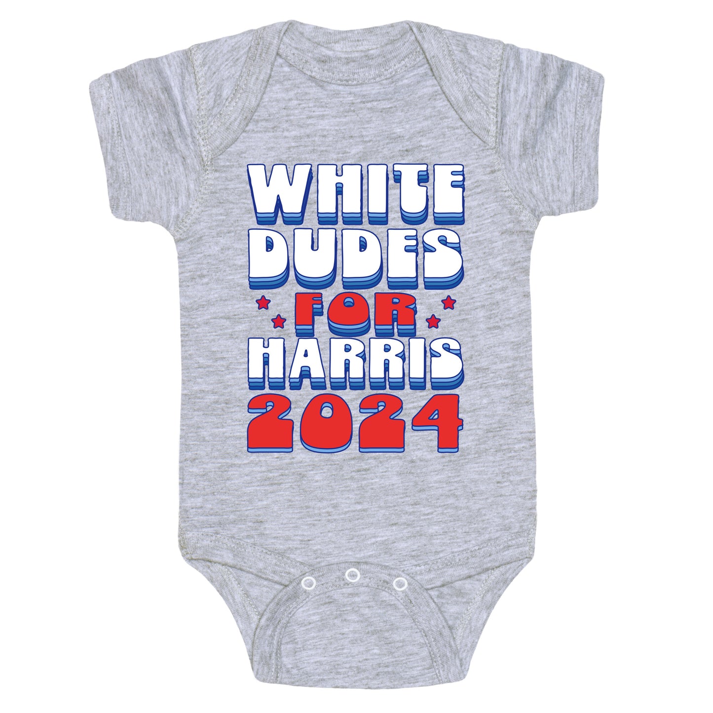 White Dudes for Harris Baby One-Piece