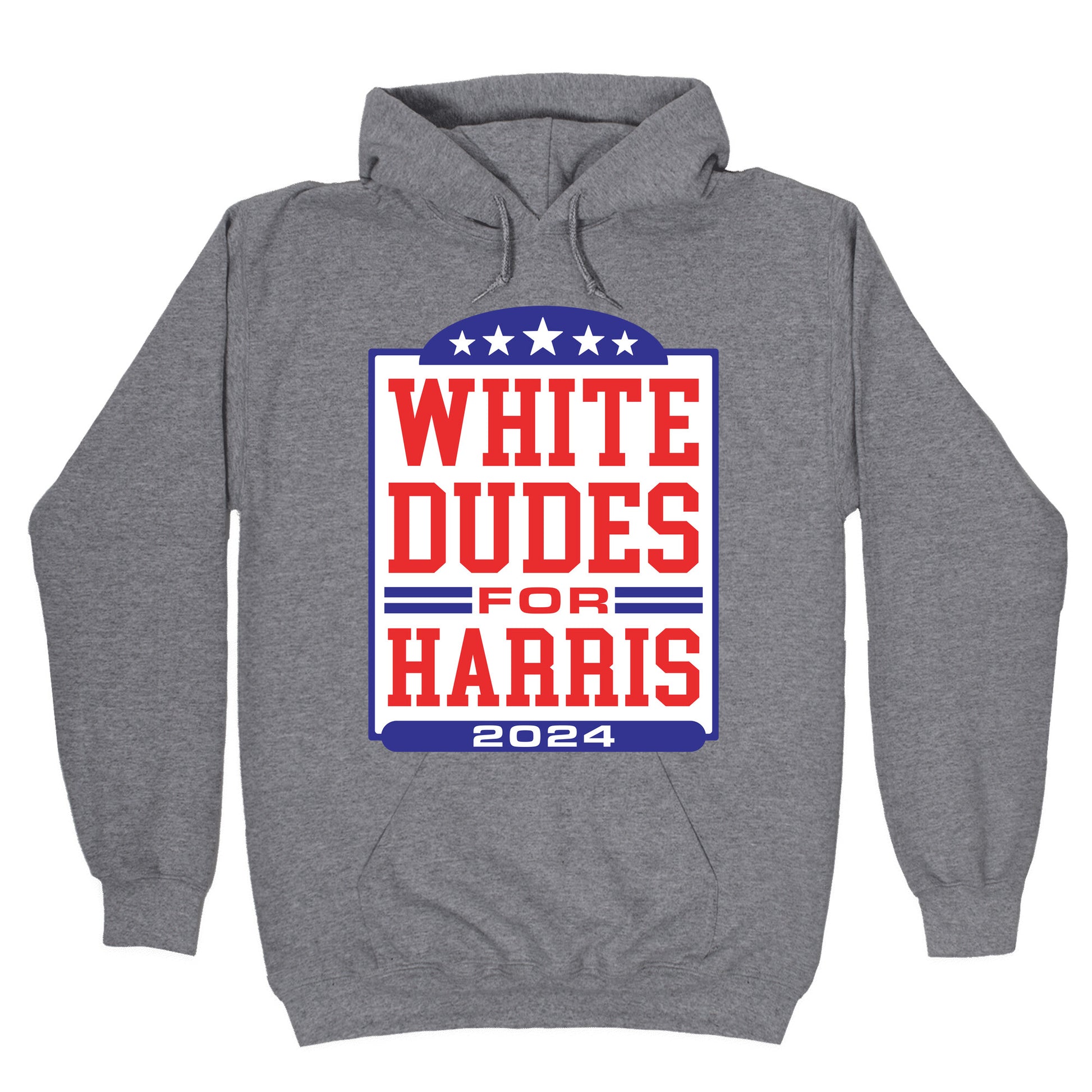 White Dudes for Harris 2024 Hoodie