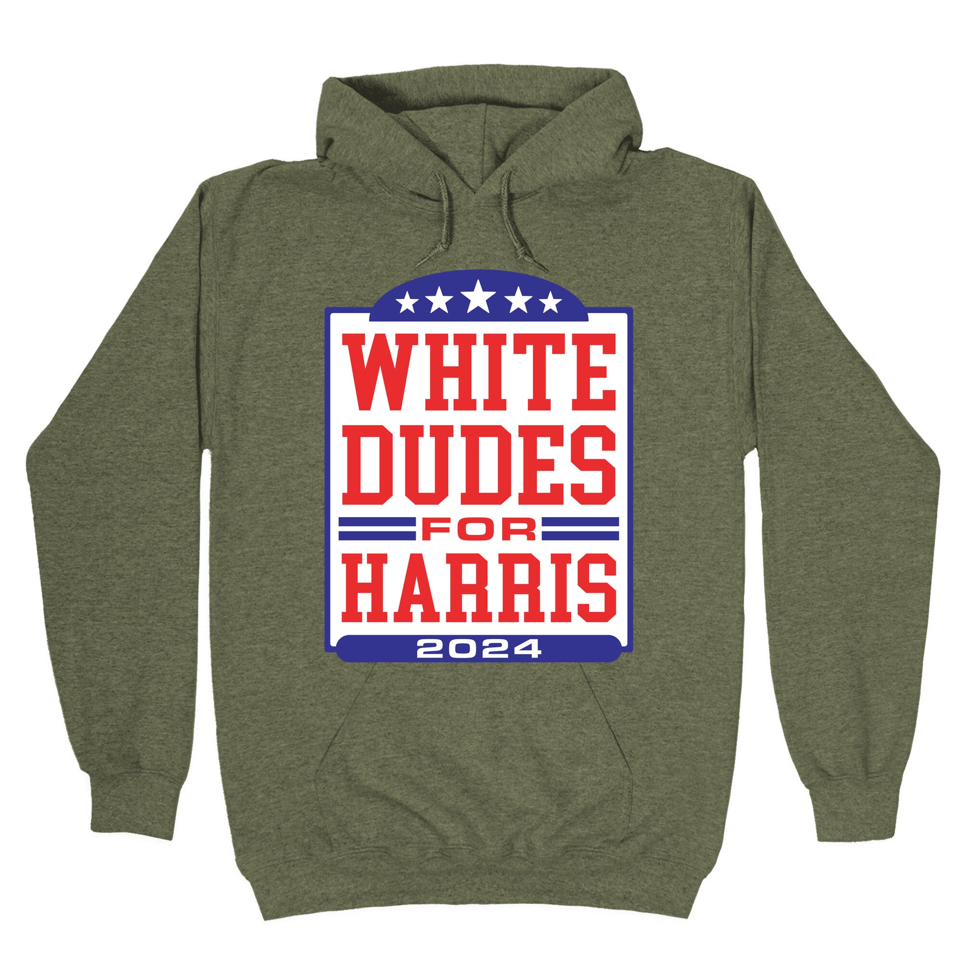 White Dudes for Harris 2024 Hoodie
