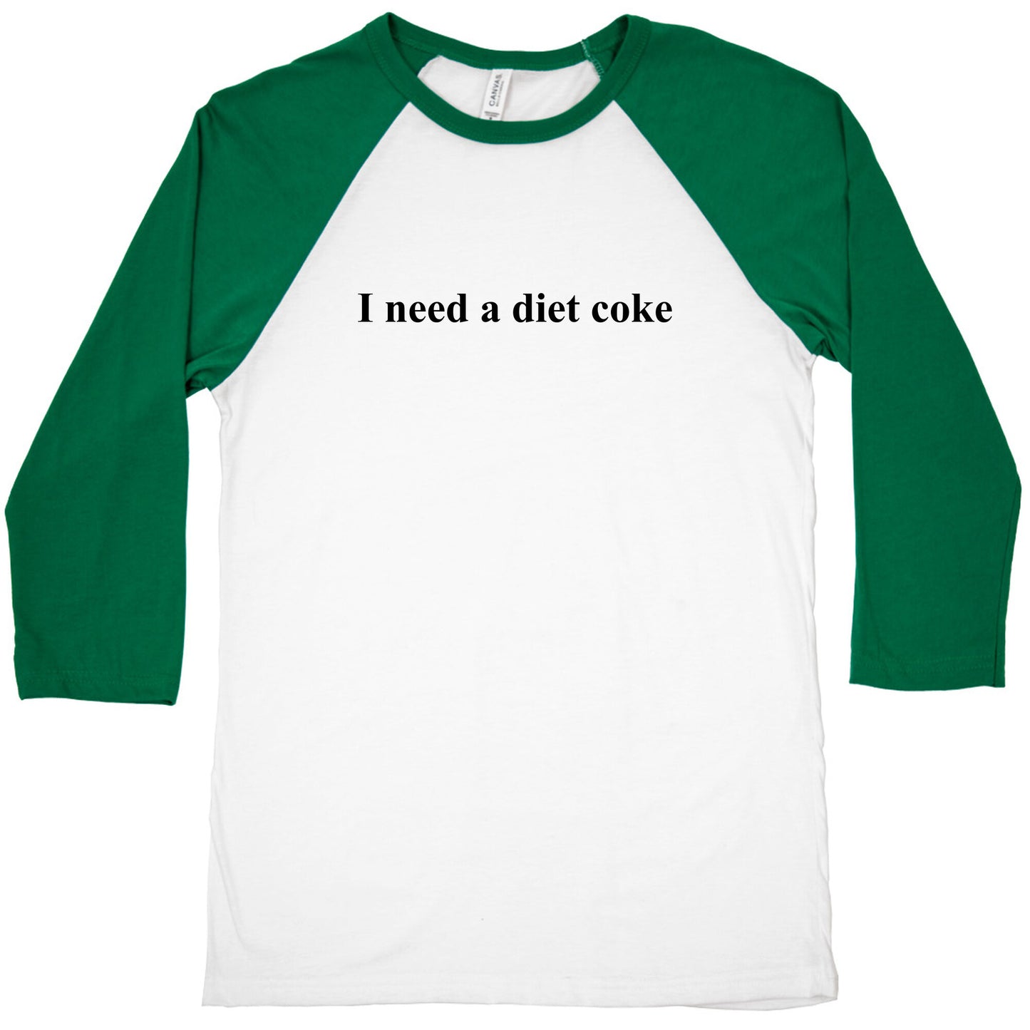 I Need A Diet Coke Baseball Tee