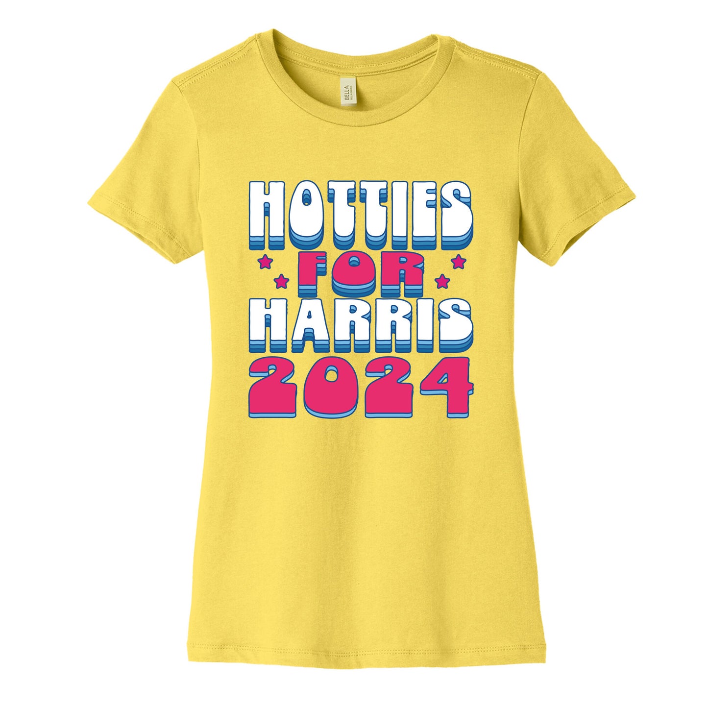 Hotties for Kamala Harris Womens Cotton Tee