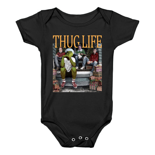 Thug Life Christmas Baby One-Piece