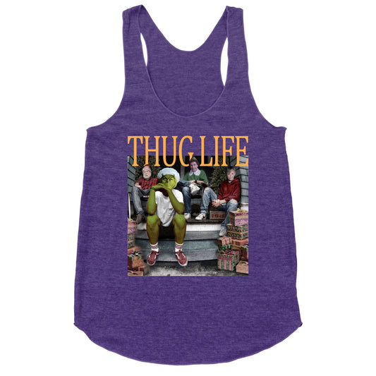 Thug Life Christmas Racerback Tank