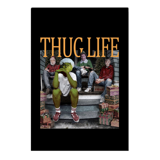 Thug Life Christmas Garden Flag