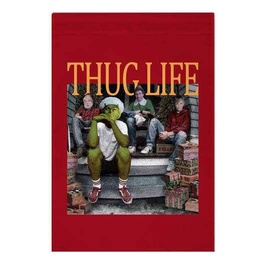 Thug Life Christmas Garden Flag