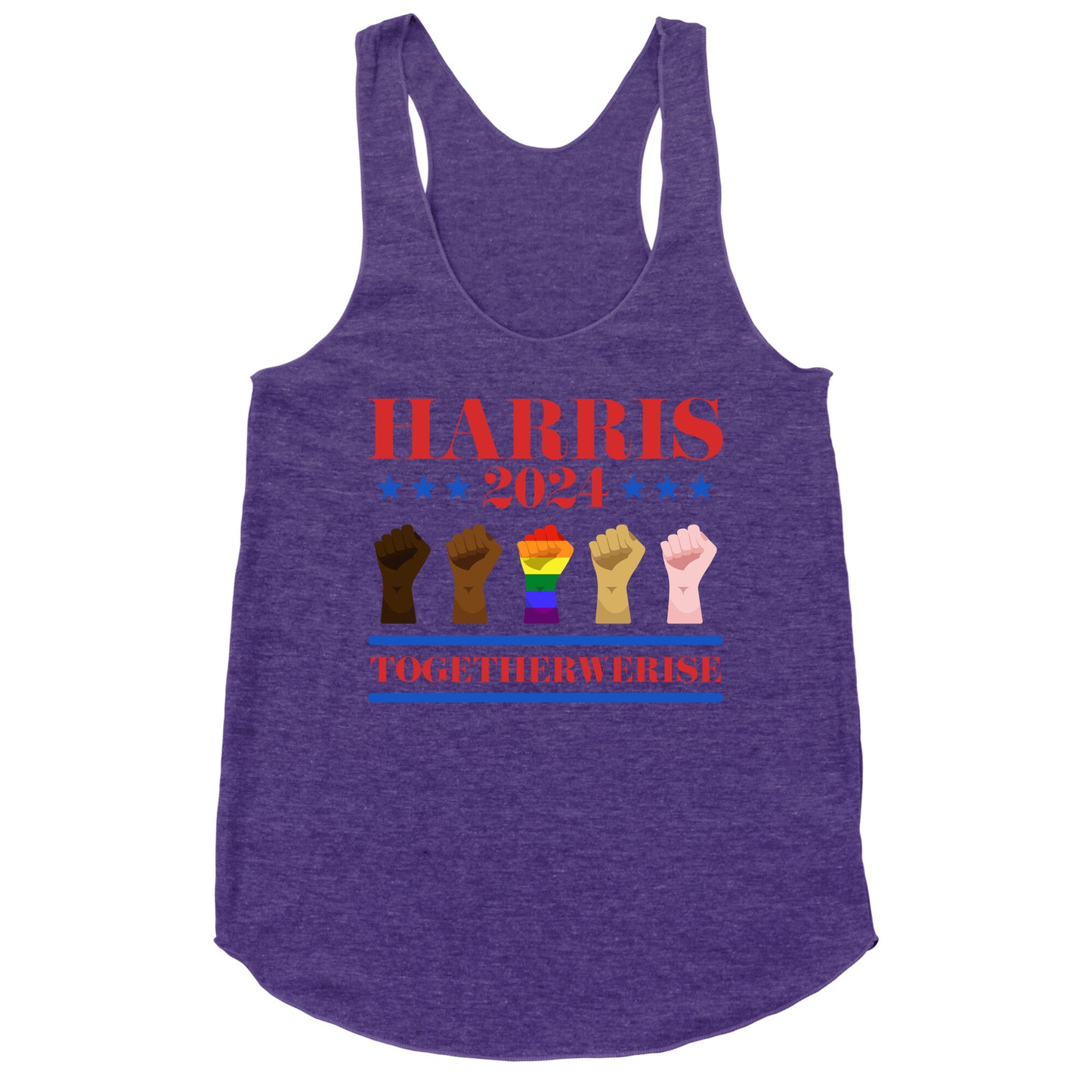 Together We Rise Harris 2024 Racerback Tank
