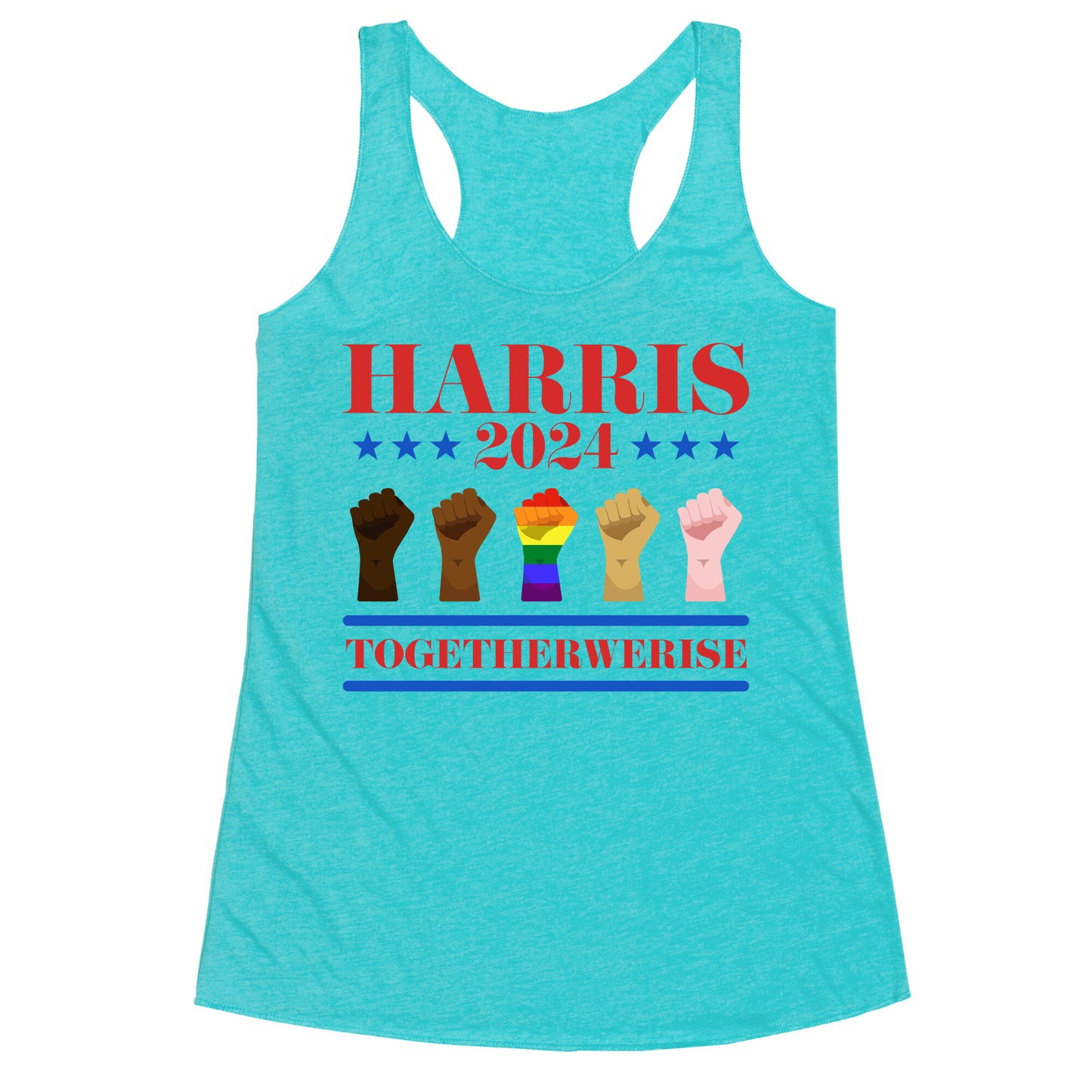 Together We Rise Harris 2024 Racerback Tank