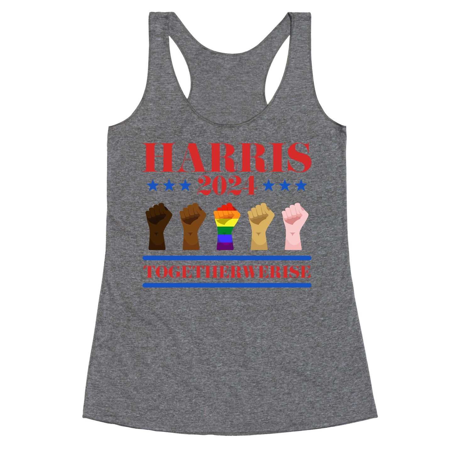 Together We Rise Harris 2024 Racerback Tank