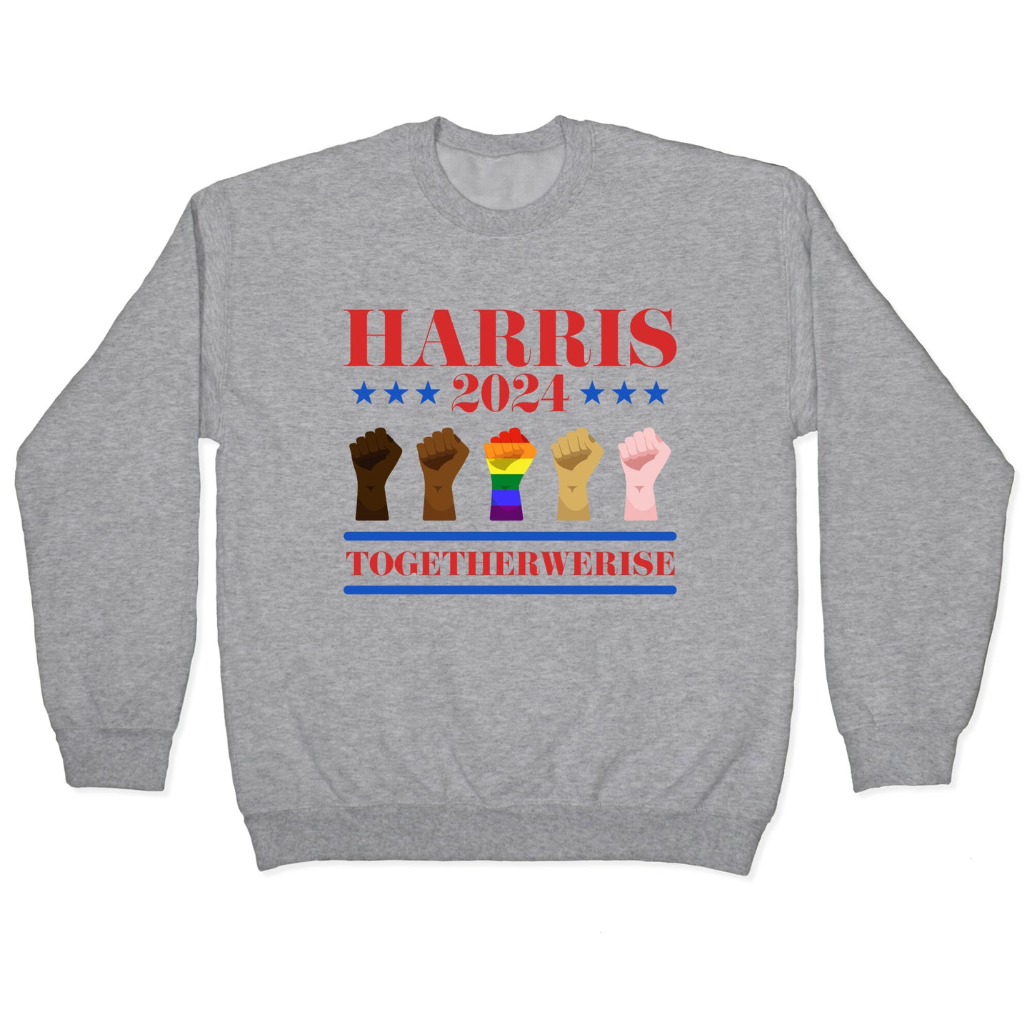 Together We Rise Harris 2024 Crewneck Sweatshirt