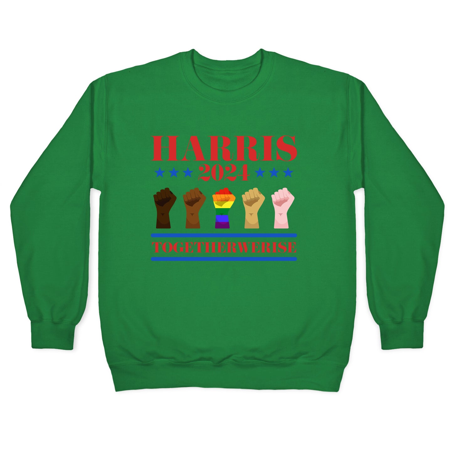 Together We Rise Harris 2024 Crewneck Sweatshirt