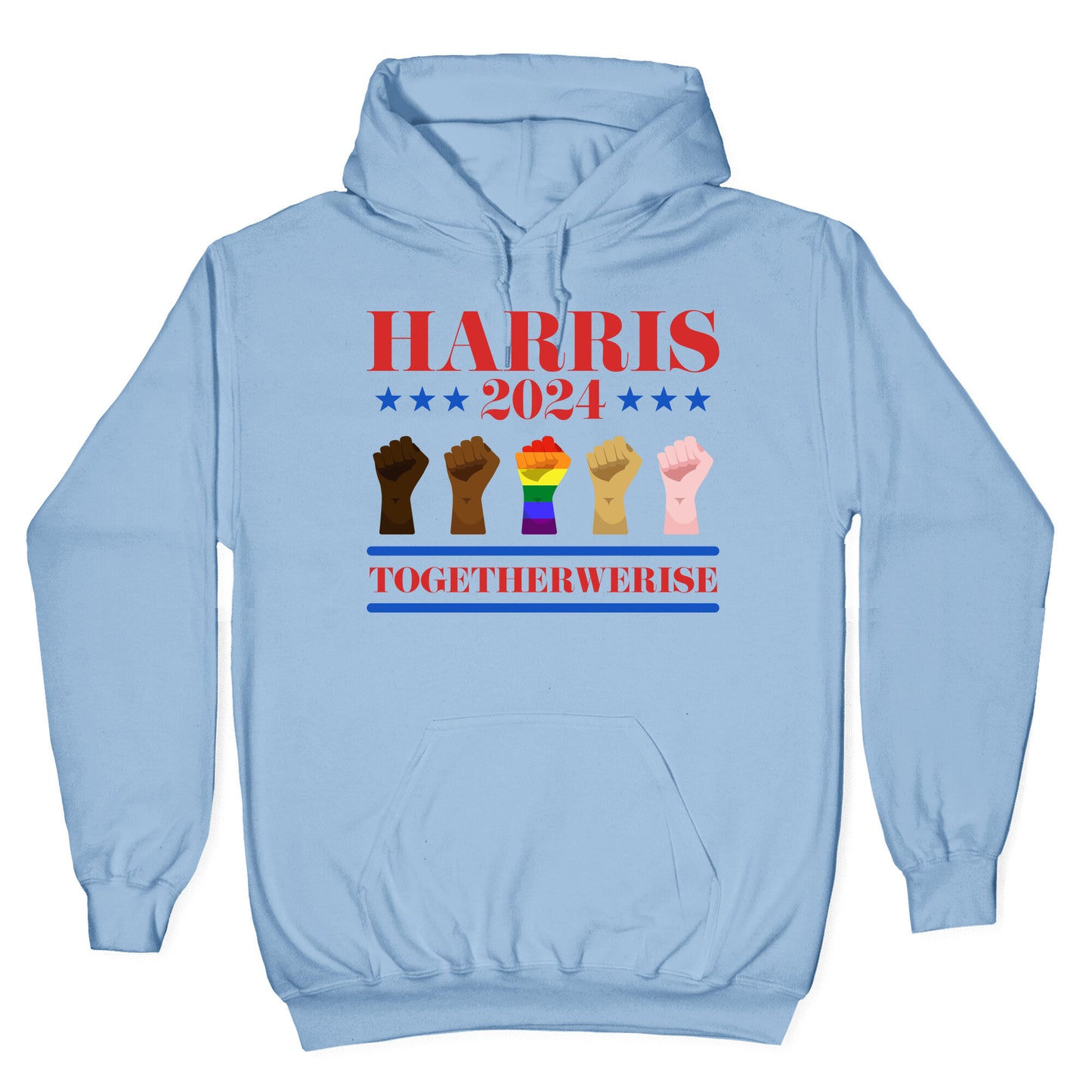 Together We Rise Harris 2024 Hoodie