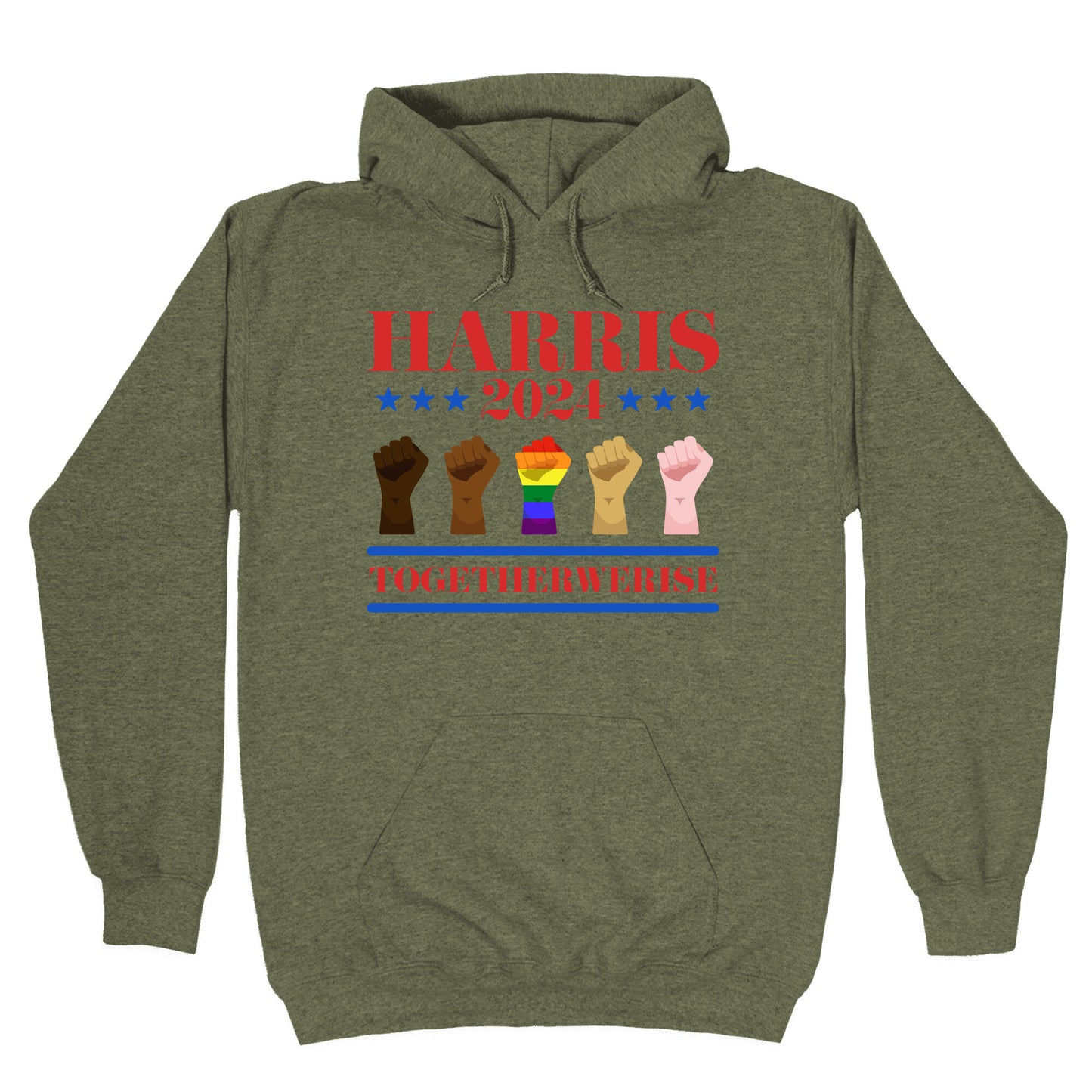 Together We Rise Harris 2024 Hoodie