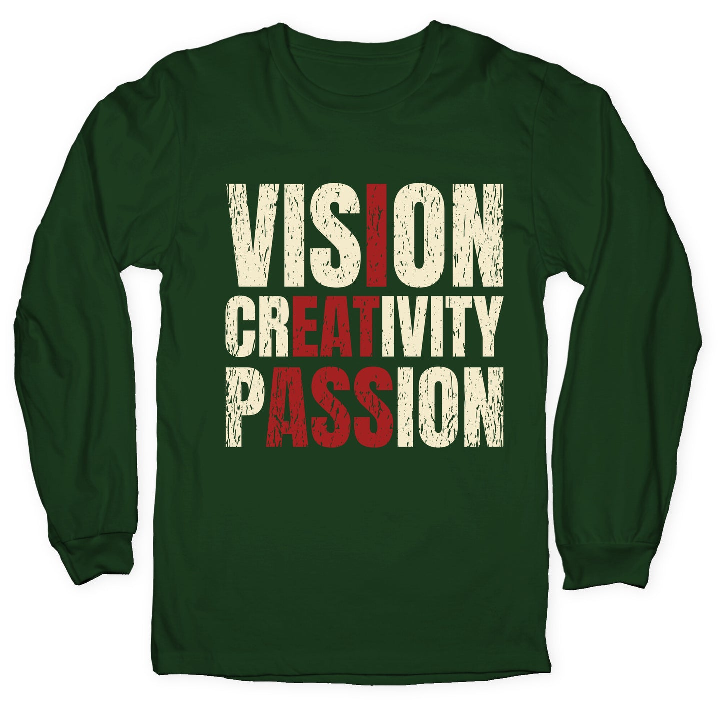 Vision Creativity Passion Longsleeve Tee