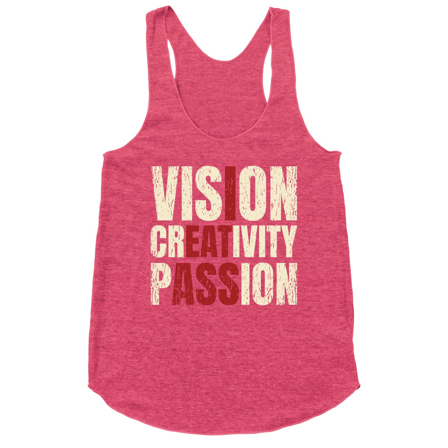 Vision Creativity Passion Racerback Tank
