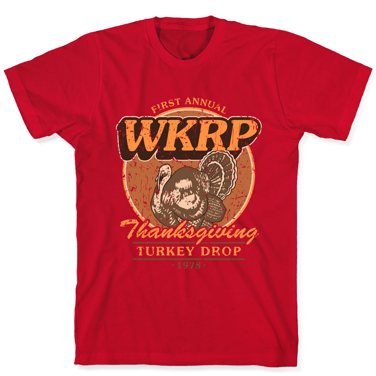 WKRP Turkey Drop T-Shirt