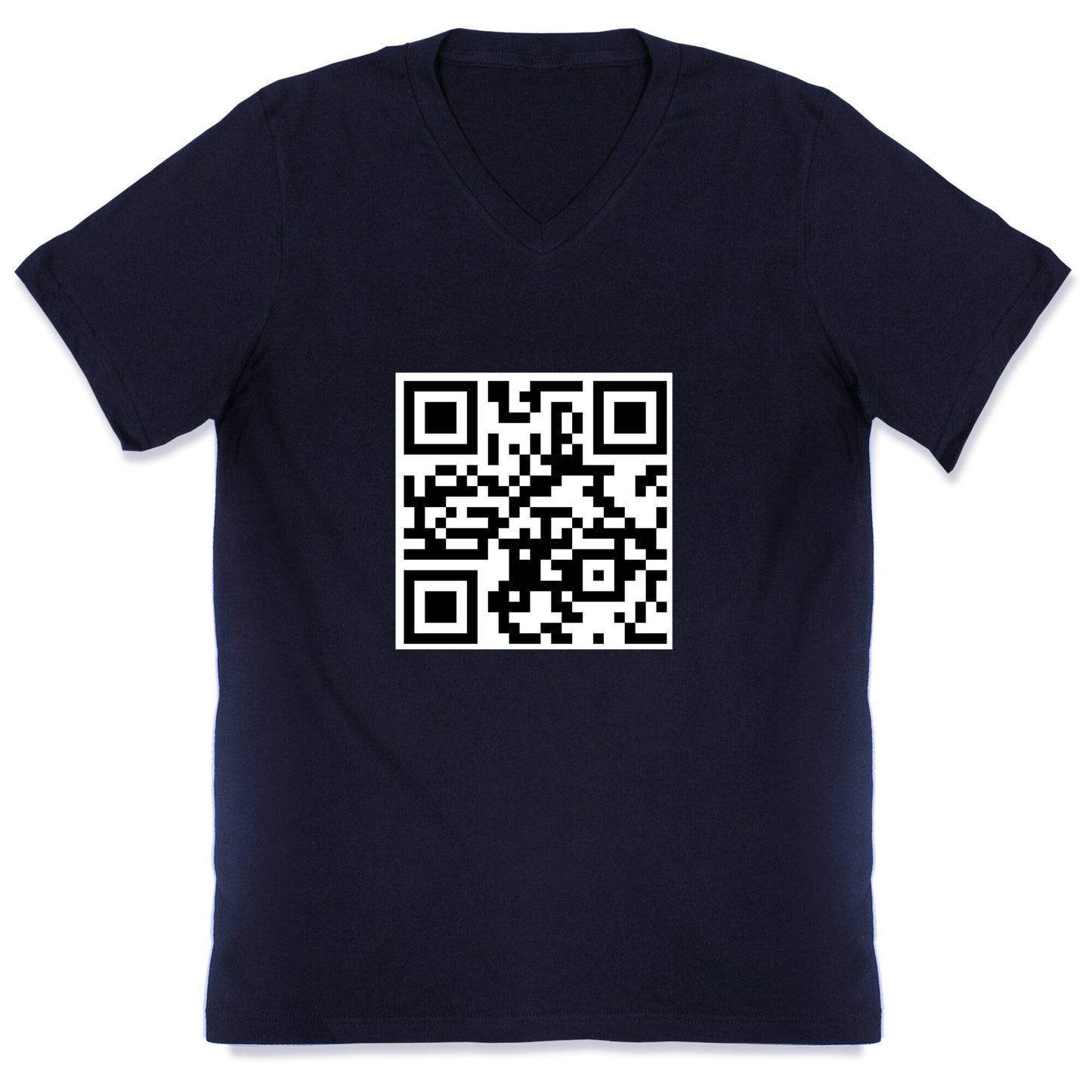 QR Code V-Neck
