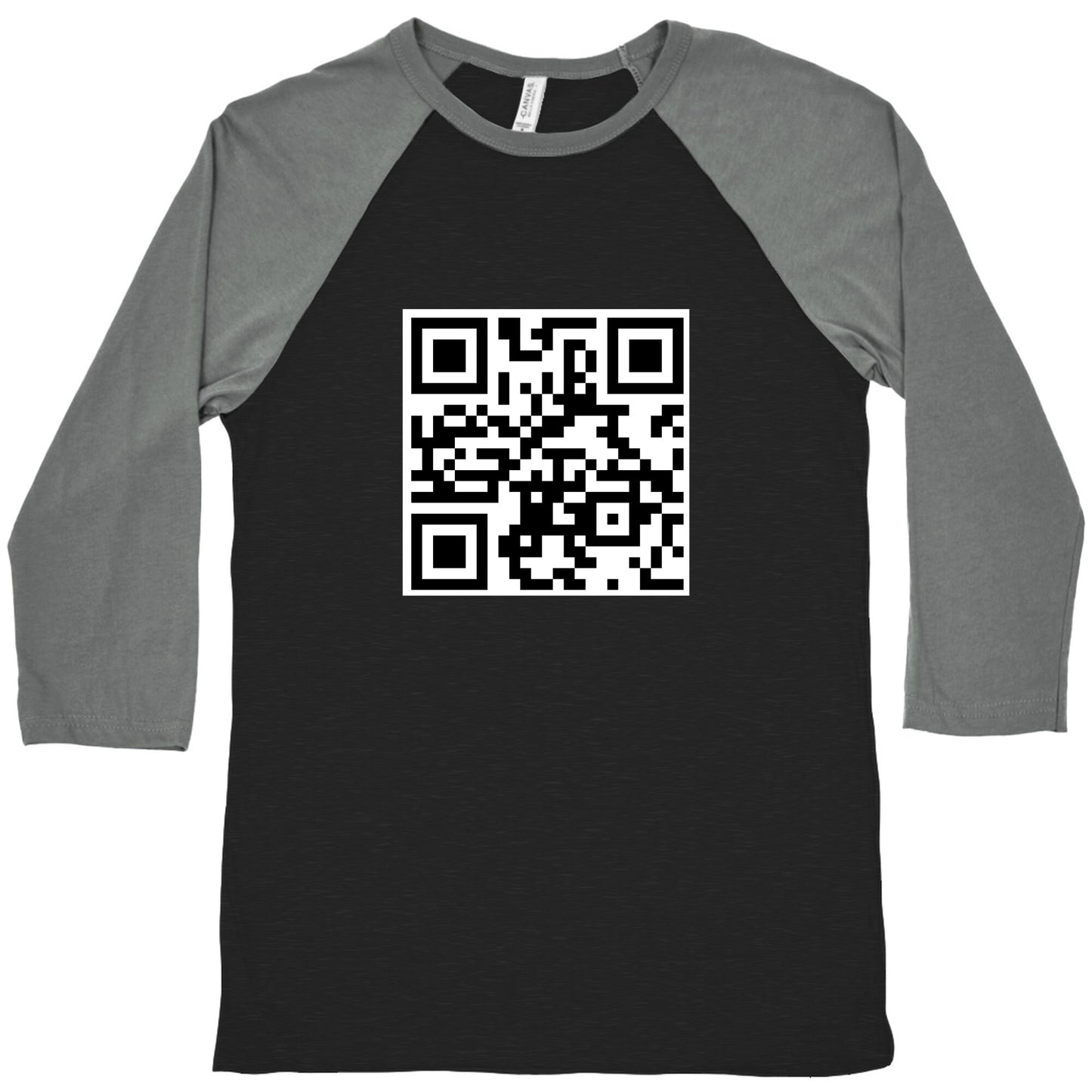 QR Code Baseball Tee