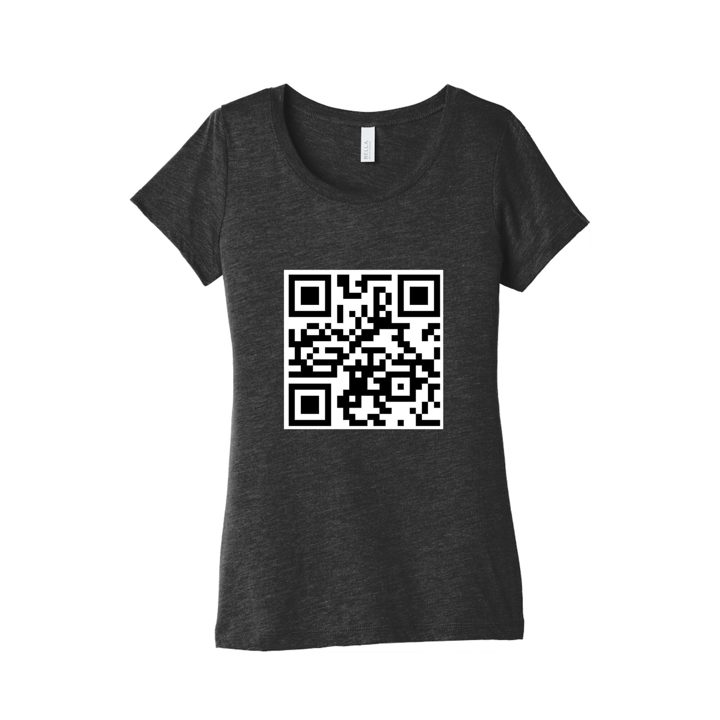 QR Code Womens Triblend Tee