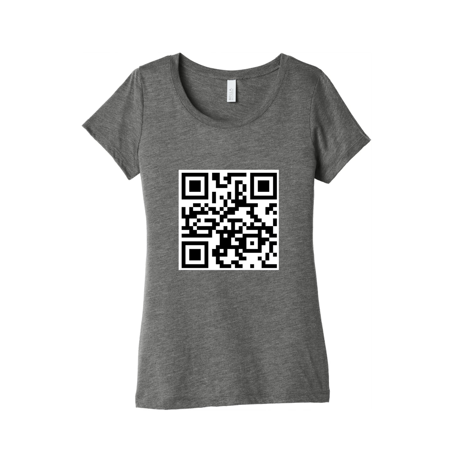 QR Code Womens Triblend Tee