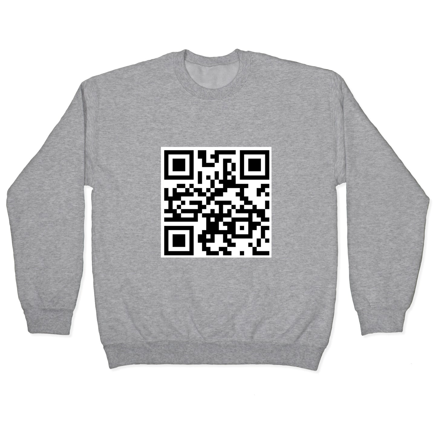 QR Code Crewneck Sweatshirt