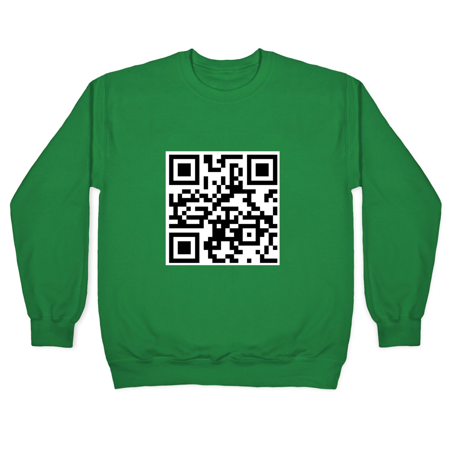QR Code Crewneck Sweatshirt