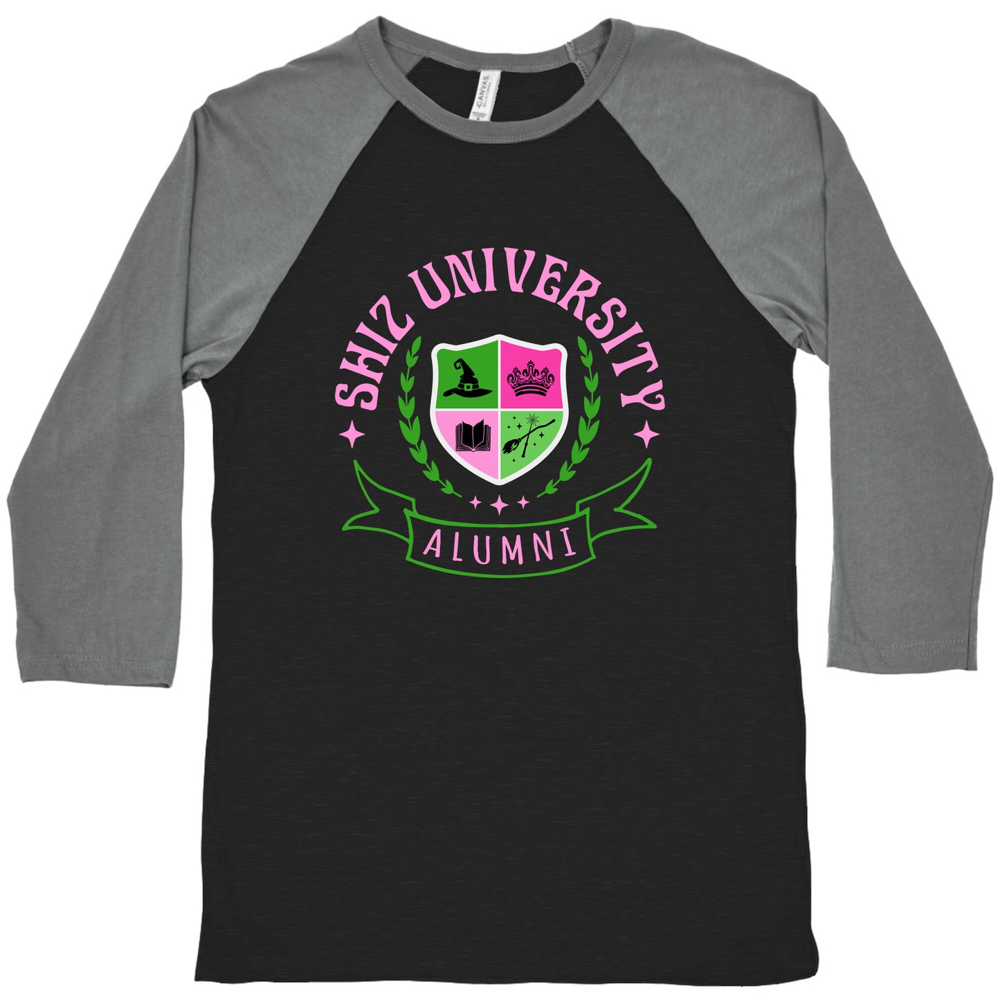 Shiz University Baseball Tee
