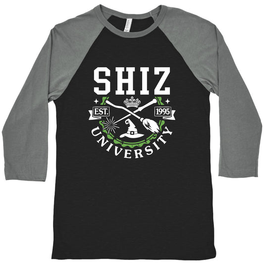 Shiz University Baseball Tee