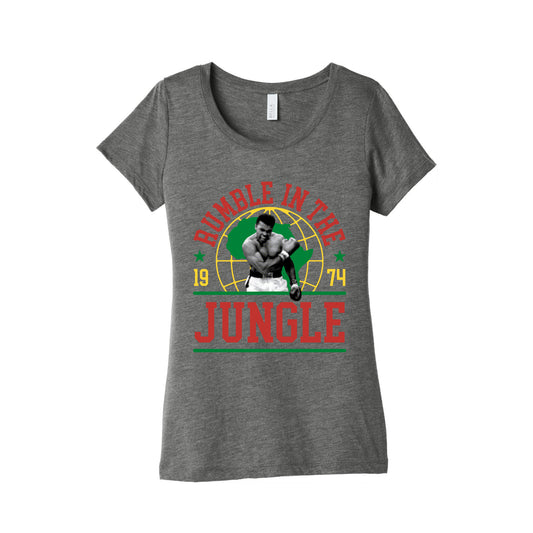Rumble in the Jungle Womens Triblend Tee