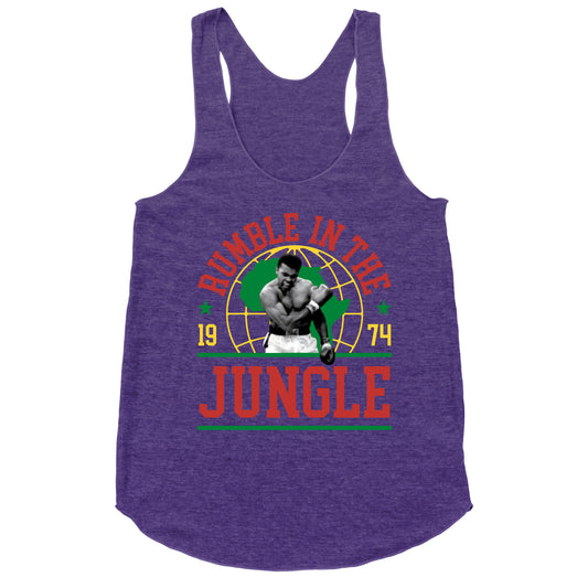 Rumble in the Jungle Racerback Tank