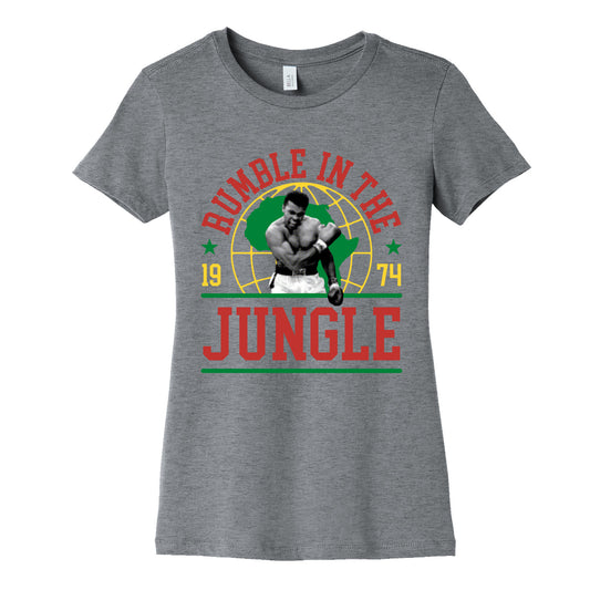 Rumble in the Jungle Womens Cotton Tee