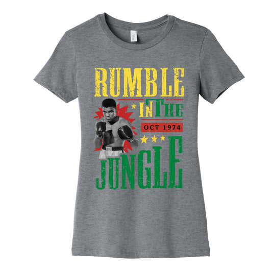 Rumble in the Jungle Womens Cotton Tee