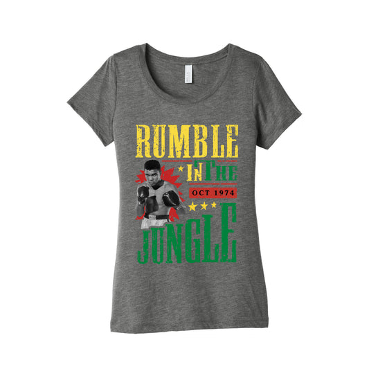Rumble in the Jungle Womens Triblend Tee