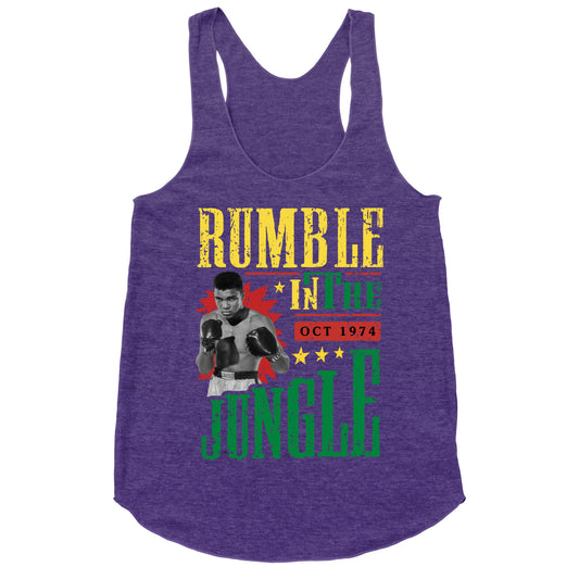 Rumble in the Jungle Racerback Tank