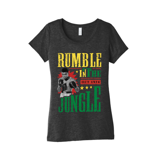 Rumble in the Jungle Womens Triblend Tee
