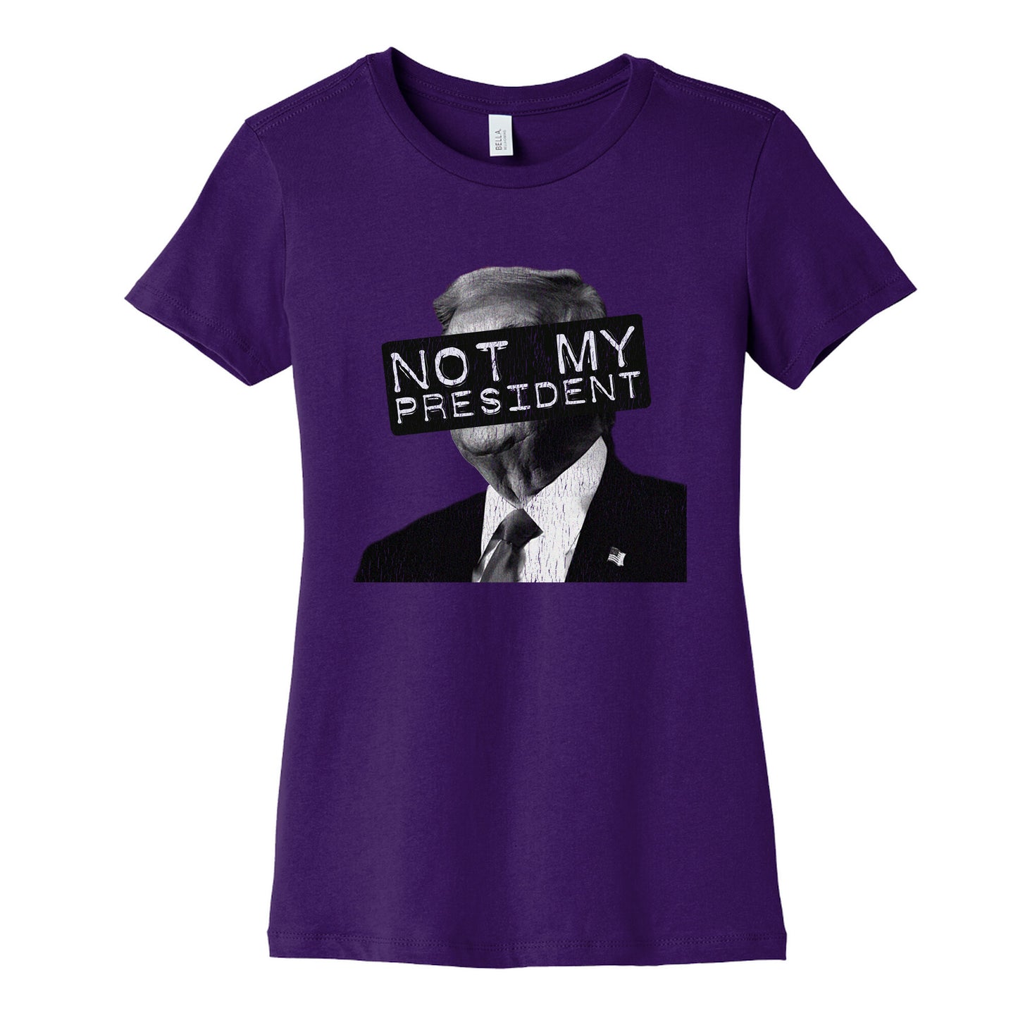 Not My President Womens Cotton Tee