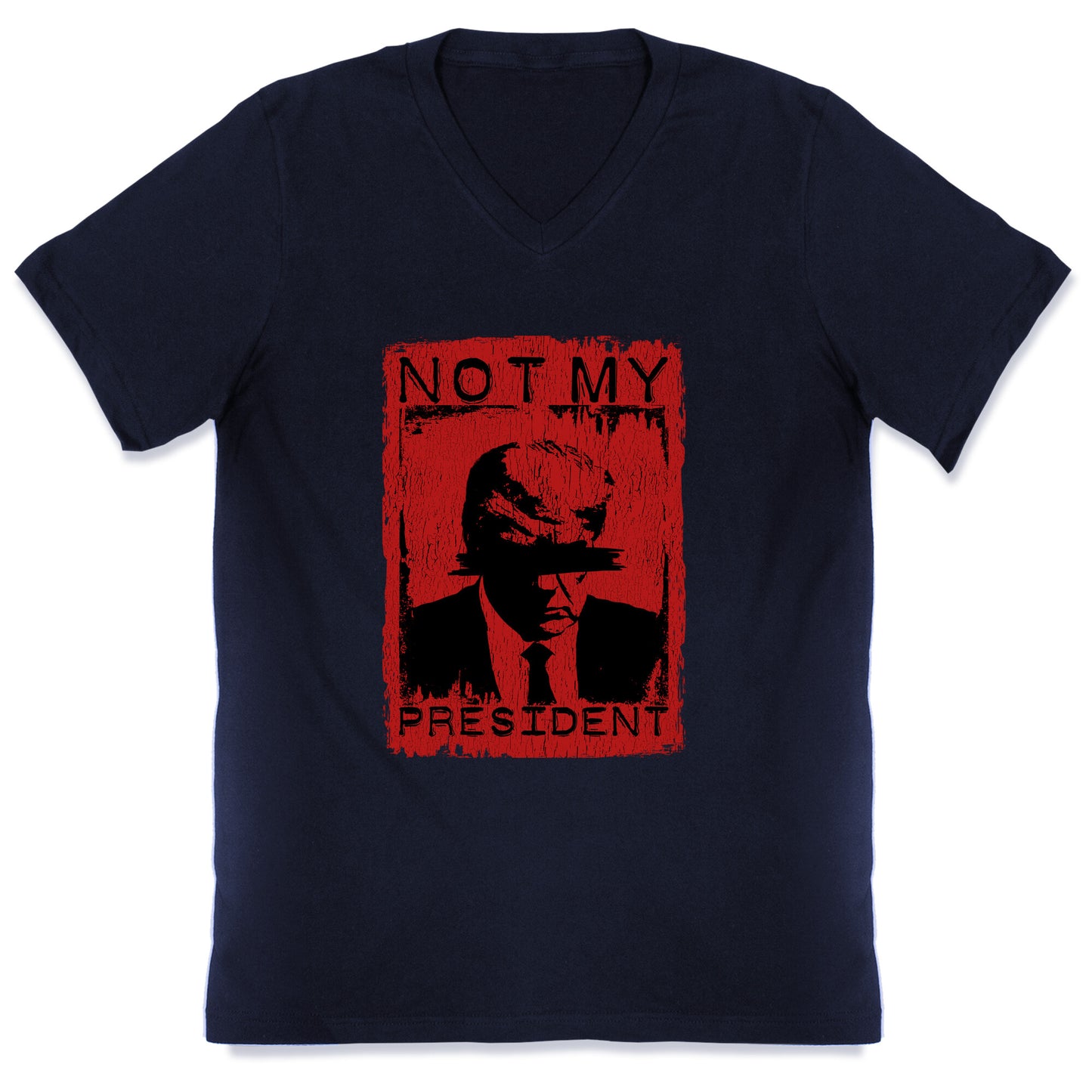 Not My President V-Neck