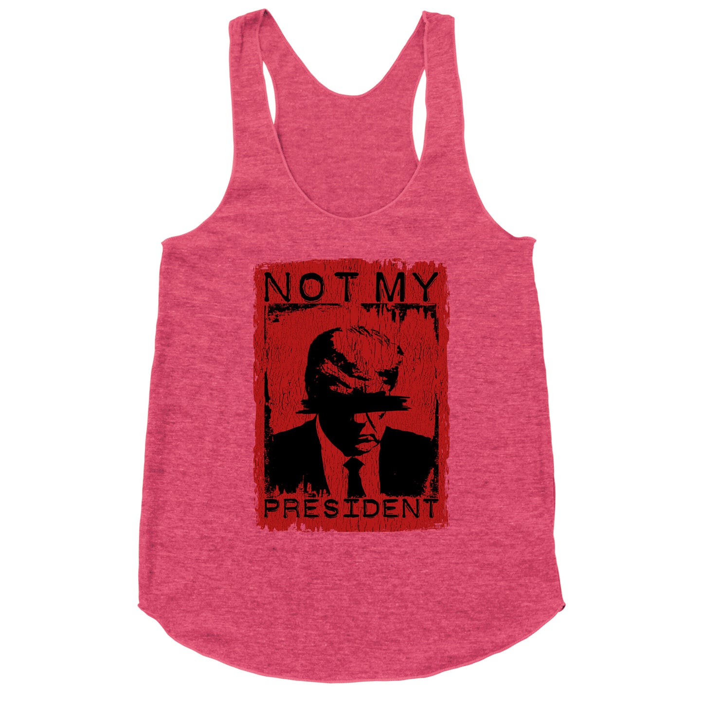 Not My President Racerback Tank
