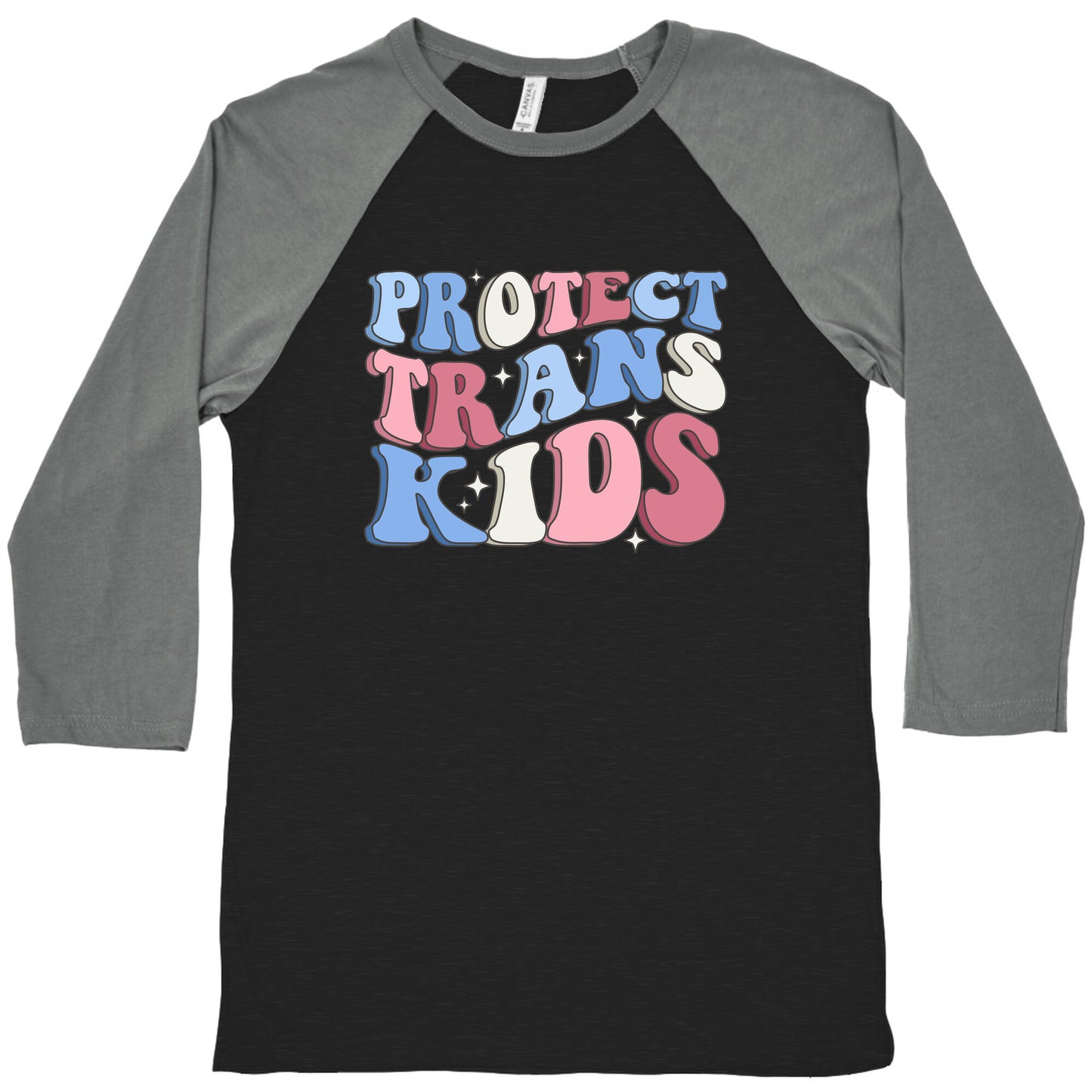 Protect Trans Kids Baseball Tee